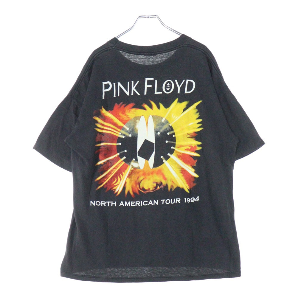 VINTAGE(ヴィンテージ) 90s PINK FLOYD SUN DIAL NORTH AMERICAN TOUR ピンクフロイド サンダイヤル 両面プリント Tシャツ 半袖カットソー ブラック