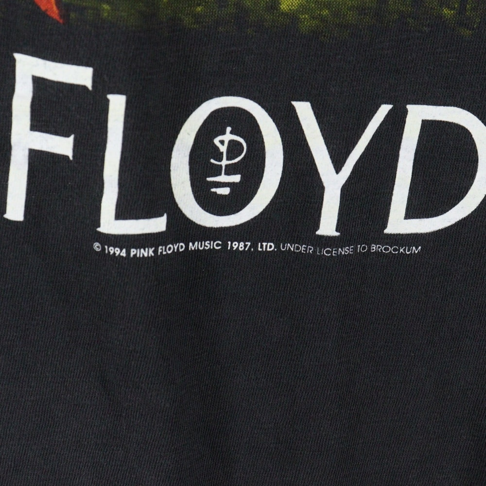 VINTAGE(ヴィンテージ) 90s PINK FLOYD SUN DIAL NORTH AMERICAN TOUR ピンクフロイド サンダイヤル 両面プリント Tシャツ 半袖カットソー ブラック