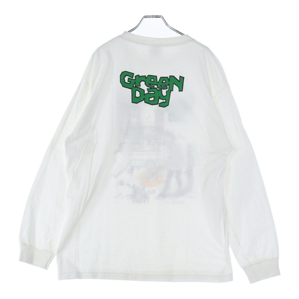 VINTAGE(ヴィンテージ) 00s GREEN DAY L/S グリーンデイ 両面プリント Tシャツ 半袖カットソー ホワイト