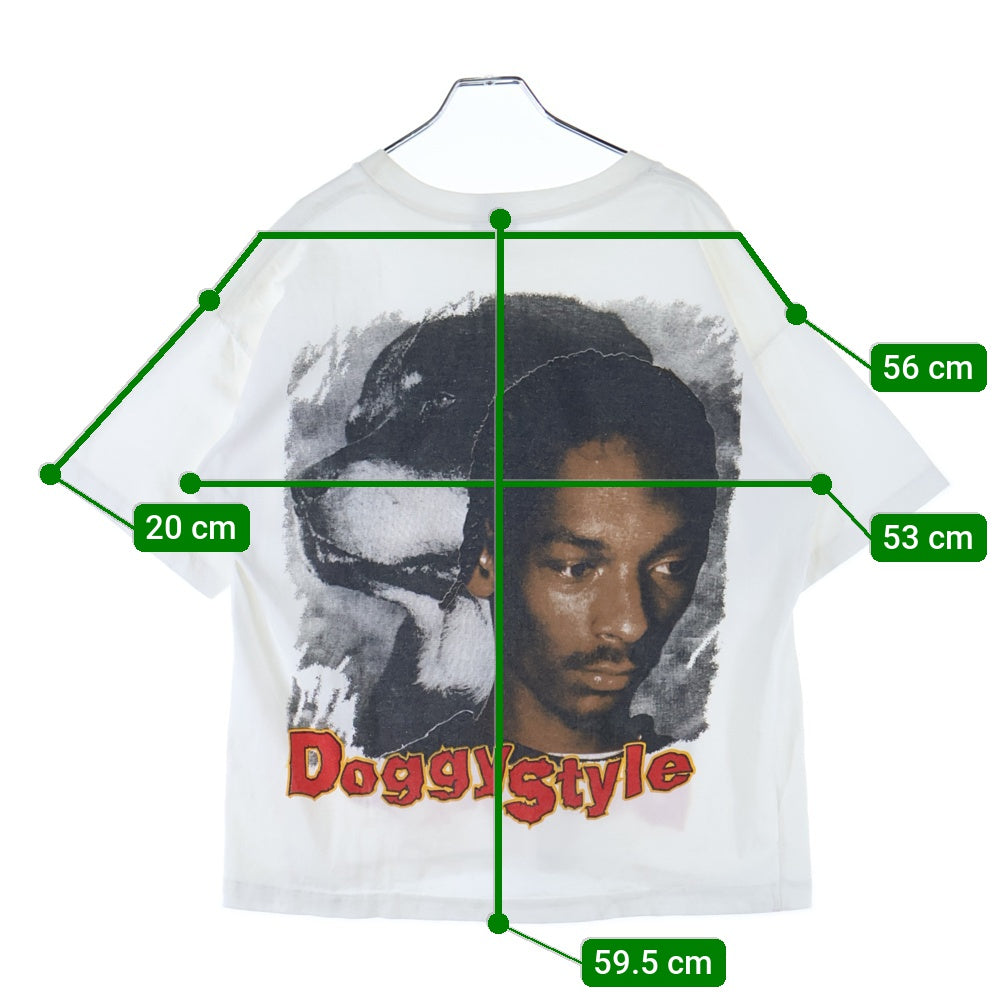 VINTAGE(ヴィンテージ) 90s SNOOP DOGG DOGGYSTYLE スヌープドッグ ドギースタイル 半袖Tシャツ カットソー ホワイト