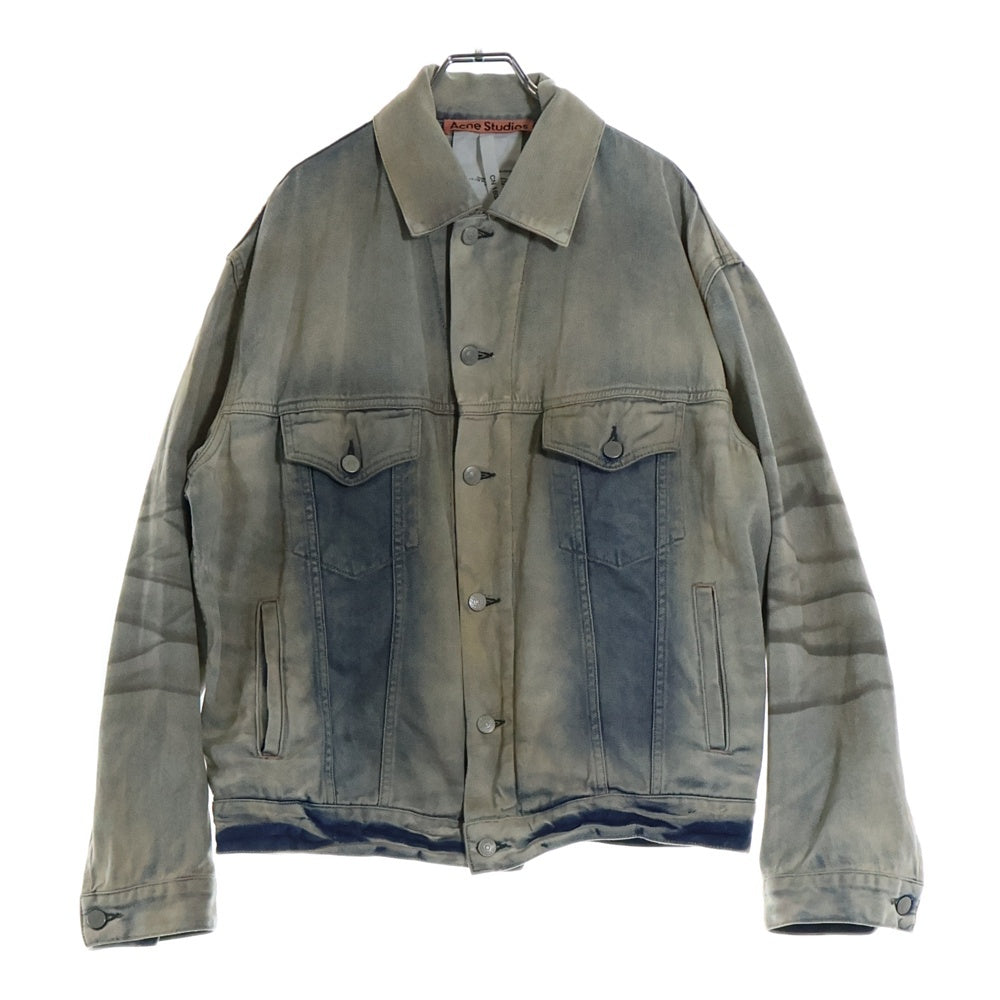 Acne Studios(アクネ ストゥディオズ) 25ss OVERSIZED FIT DENIM JACKET デニム ジャケット インディゴ FN-UX-OUTW000074 C90191-