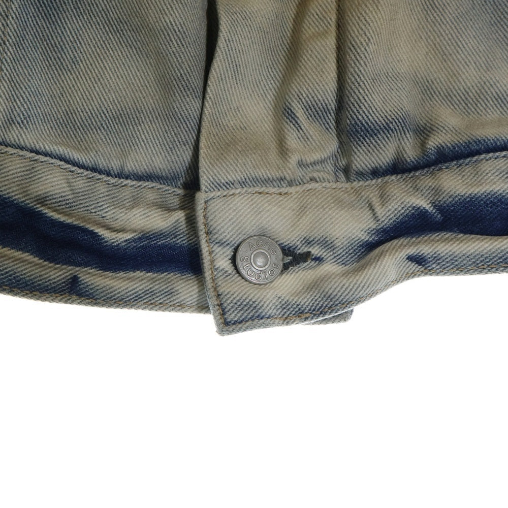 Acne Studios(アクネ ストゥディオズ) 25ss OVERSIZED FIT DENIM JACKET デニム ジャケット インディゴ FN-UX-OUTW000074 C90191-