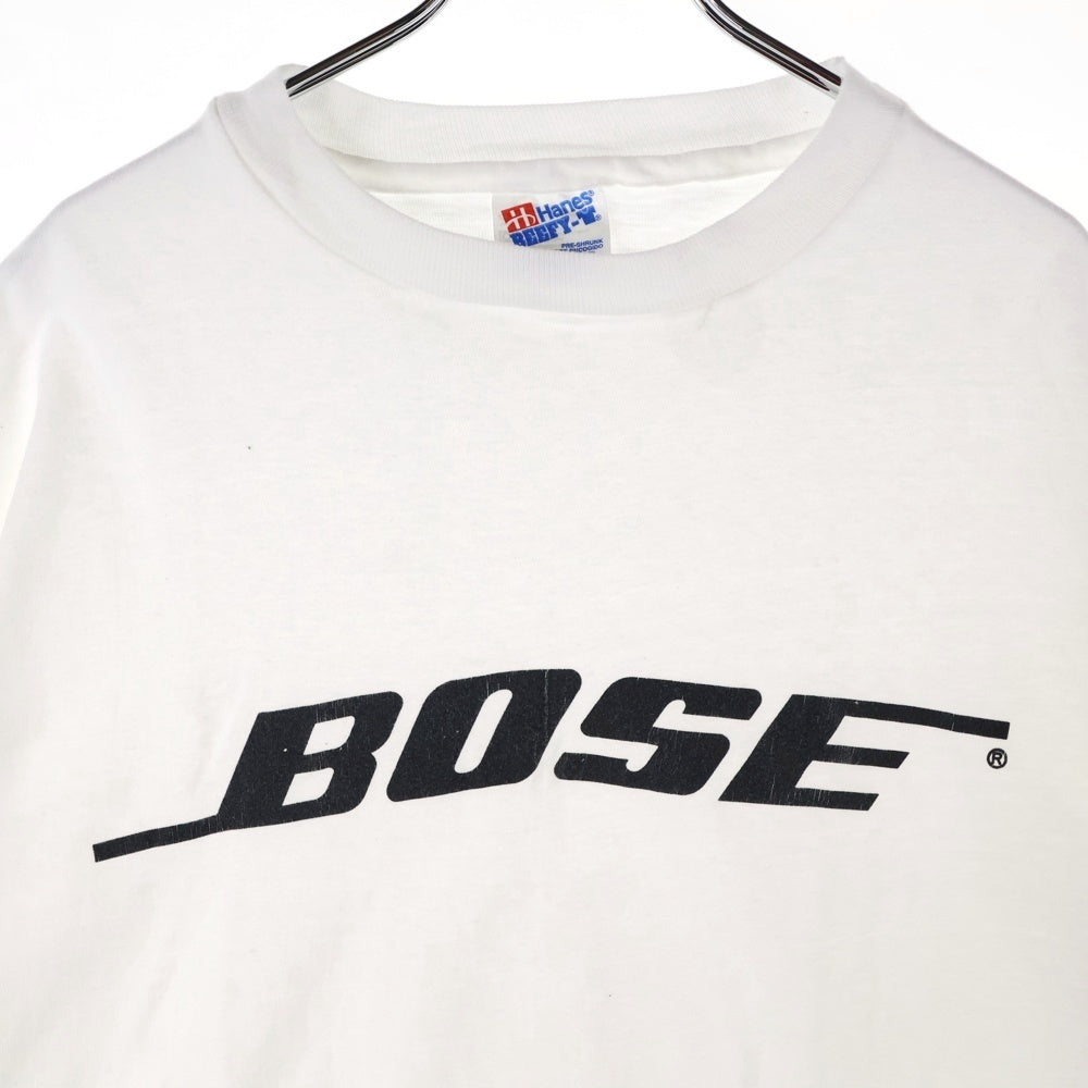 VINTAGE(ヴィンテージ) 90s BOSE LOGO ボーズ ロゴ 半袖Tシャツ カットソー ホワイト