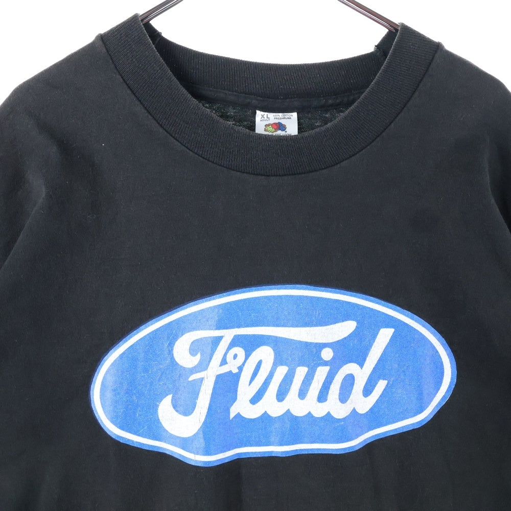 VINTAGE(ヴィンテージ) 90s THE FLUID VOLUME IS JOB 1 ザ フルード 半袖Tシャツ カットソー ホワイト