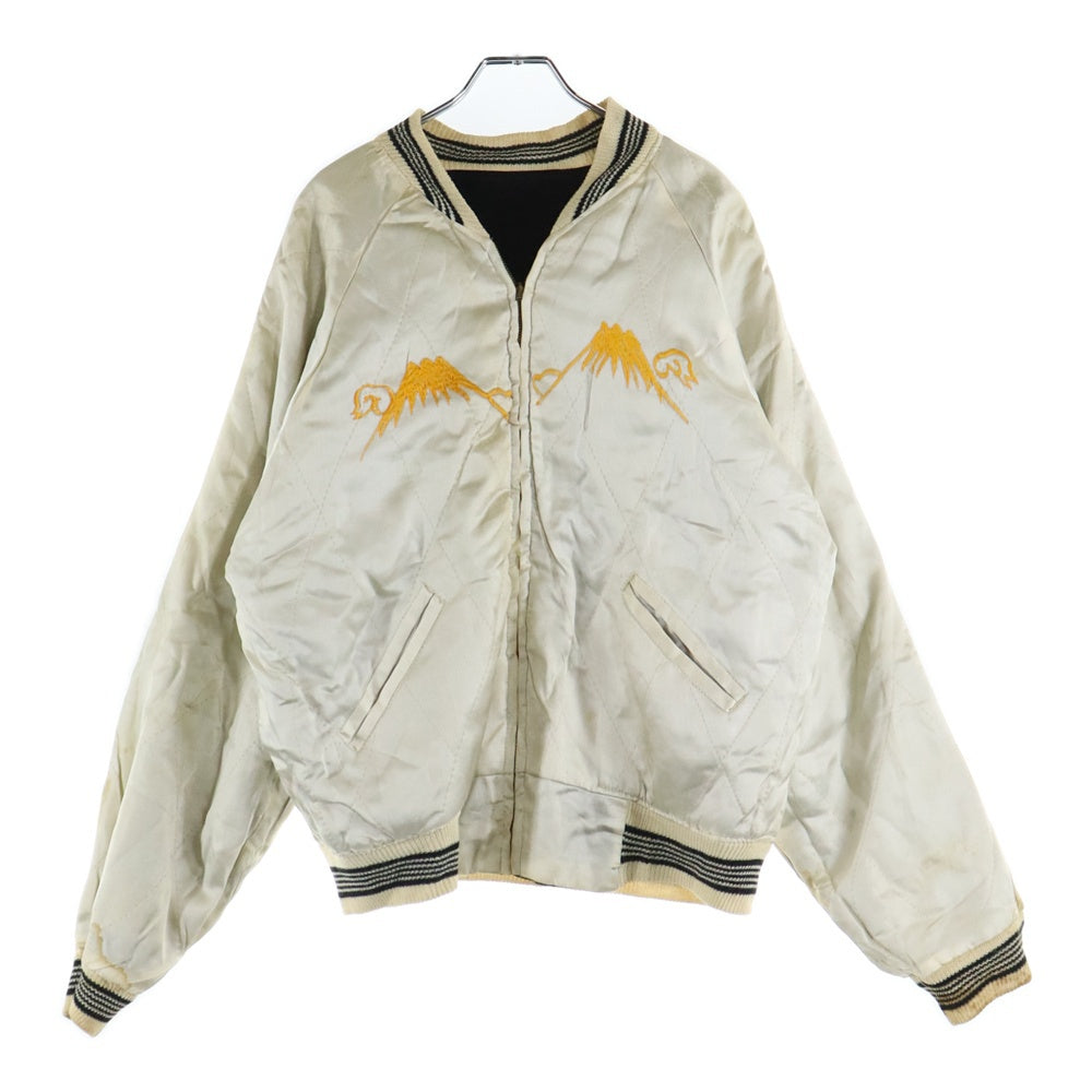 VINTAGE(ヴィンテージ) 50-60s SOUVENIR JACKET 別珍 ベトナム刺繍 龍 竜 スカジャン ブラック