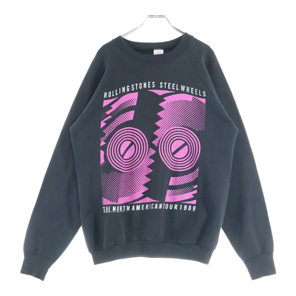 VINTAGE(ヴィンテージ) 80s ROLLING STONES Budweiser SWEAT ローリングストーンズ バドワイザー スウェット ブラック