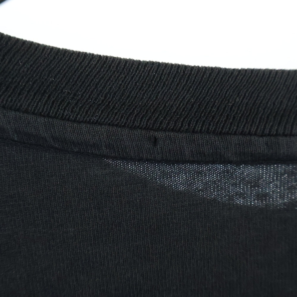 VINTAGE(ヴィンテージ) 90s THREE ELEVEN LOGO L/S スリーイレブン アーム プリント Tシャツ 長袖カットソー ブラック
