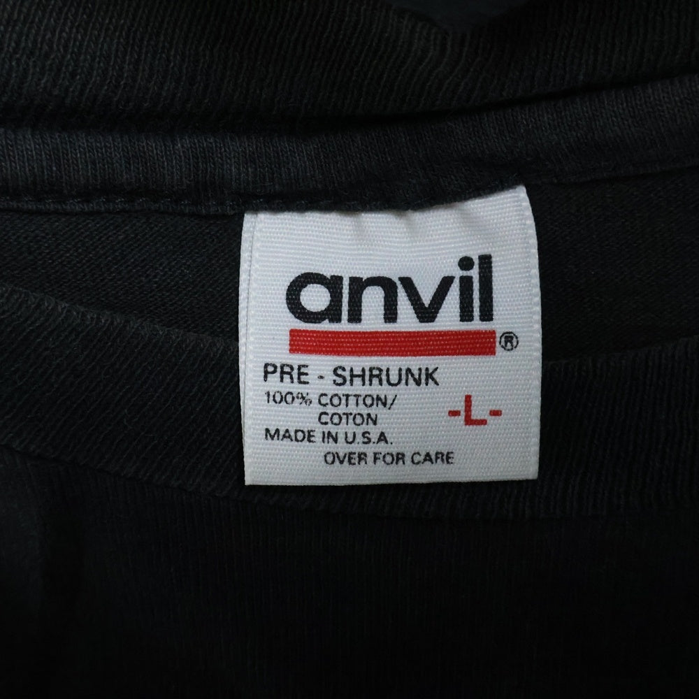 VINTAGE(ヴィンテージ) 90s THREE ELEVEN LOGO L/S スリーイレブン アーム プリント Tシャツ 長袖カットソー ブラック