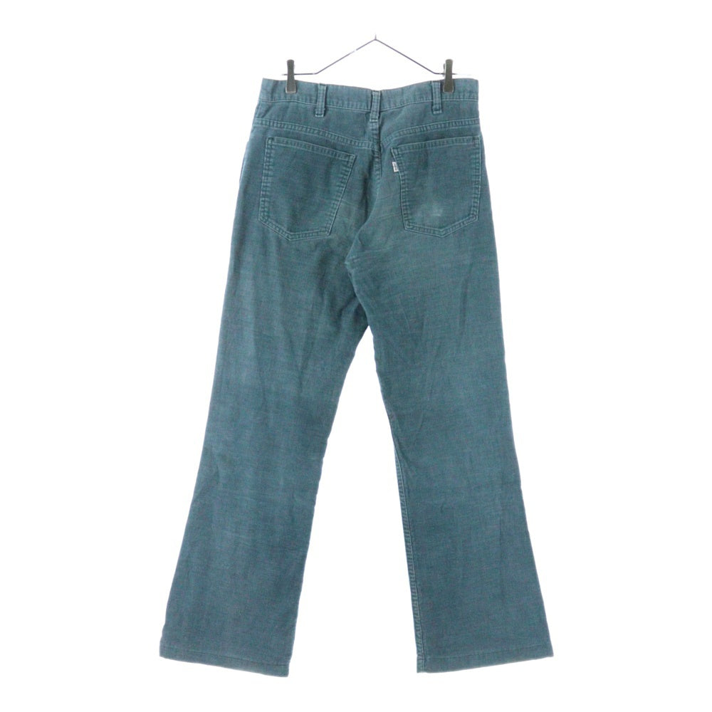 Levi's(リーバイス) 80s 646 スモールe 42TALON コーデュロイ フレア パンツ ターコイズグリーン