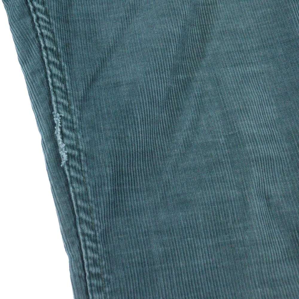 Levi's(リーバイス) 80s 646 スモールe 42TALON コーデュロイ フレア パンツ ターコイズグリーン