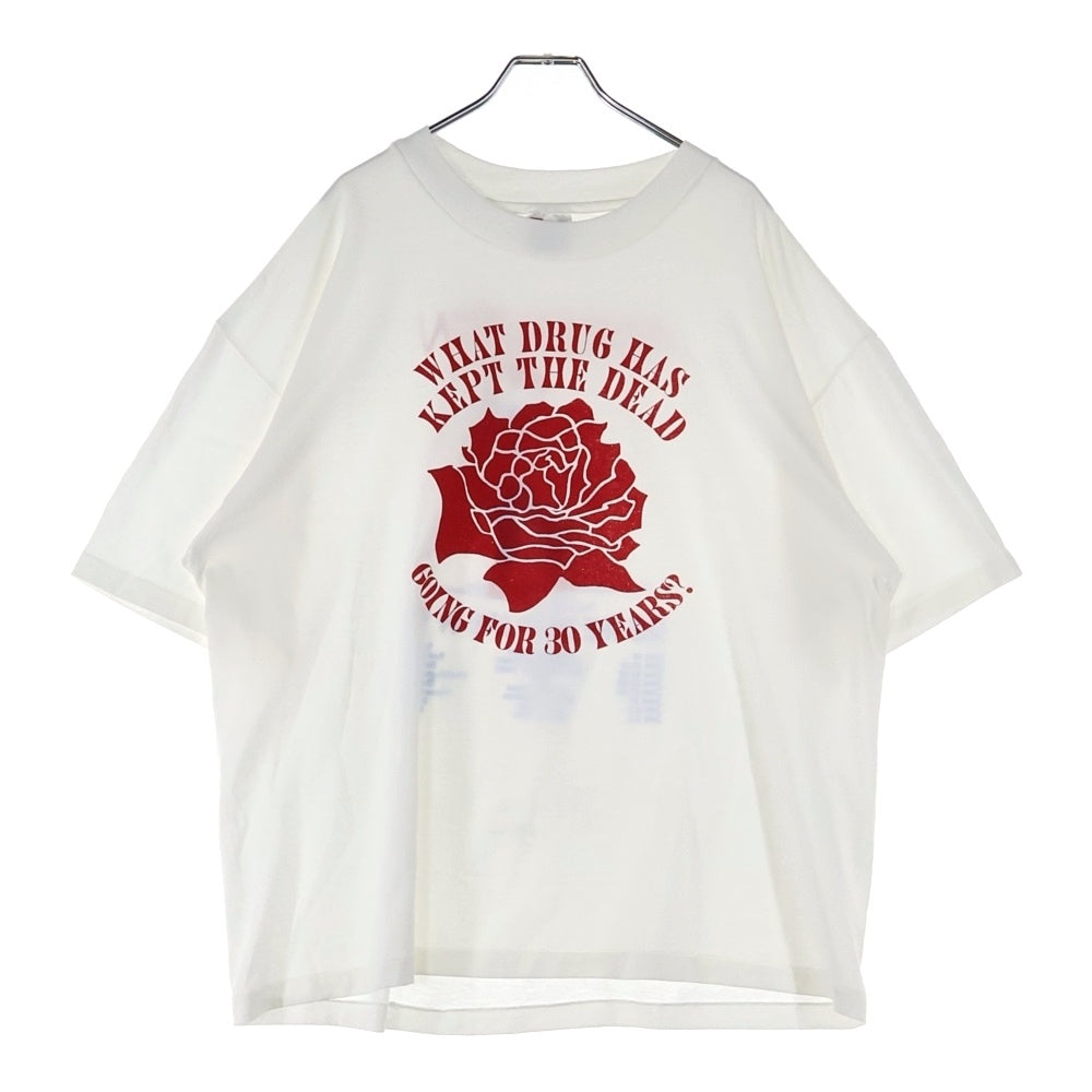 VINTAGE(ヴィンテージ) 90s GRATEFUL DEAD ADRENALIN SEE THE DEAD LIVE IN 1995 グレイトフル・デッド アドレナリン シー・ザ・デッド ライブ・イン Tシャツ 半袖カットソー ホワイト
