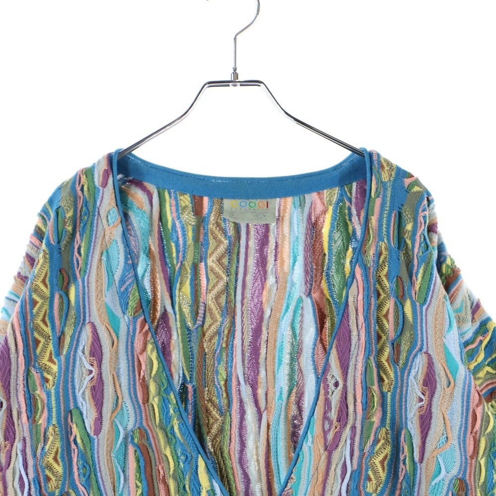COOGI(クージー) 3D KNIT CARDIGAN ニット カーディガン マルチカラー
