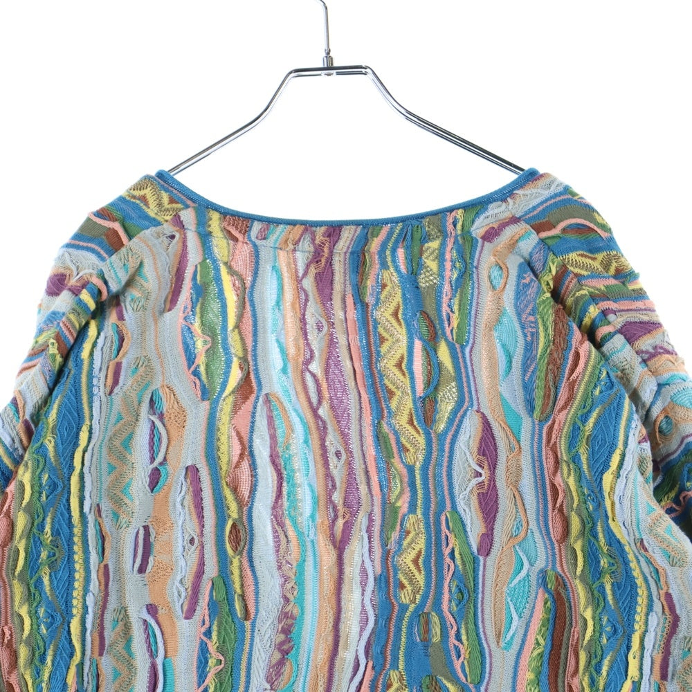 COOGI(クージー) 3D KNIT CARDIGAN ニット カーディガン マルチカラー