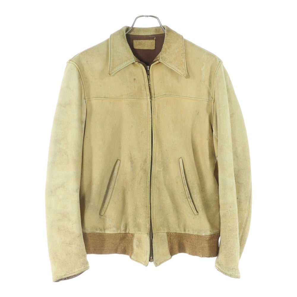 VINTAGE(ヴィンテージ) LEATHER JACKET TALON ZIP レザー ジャケット ベージュ