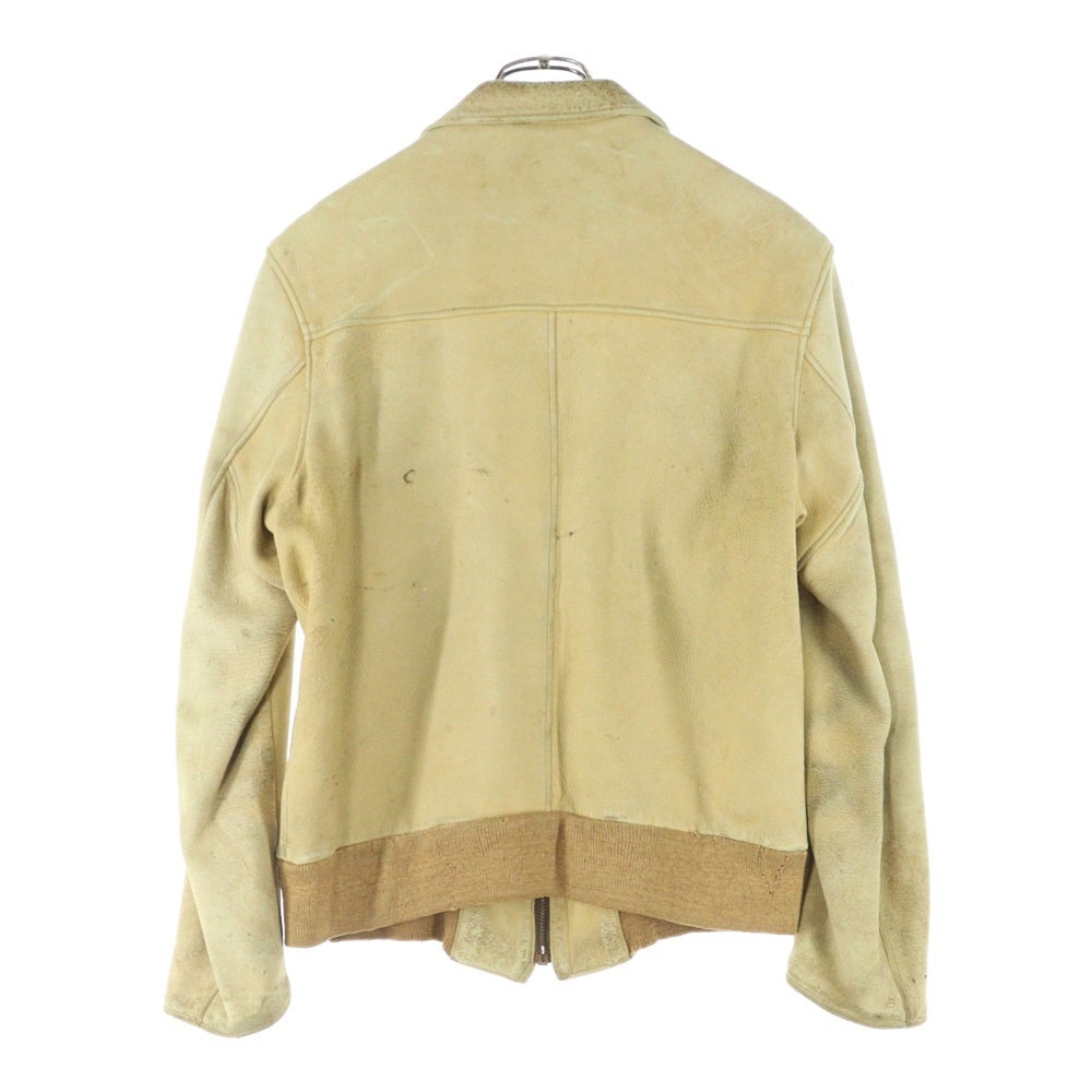 VINTAGE(ヴィンテージ) LEATHER JACKET TALON ZIP レザー ジャケット ベージュ