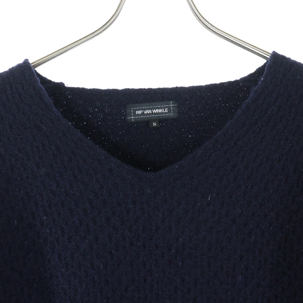 RIP VAN WINKLE(リップヴァンウィンクル) V NECK KNIT Vネック プルオーバー ニット パープル