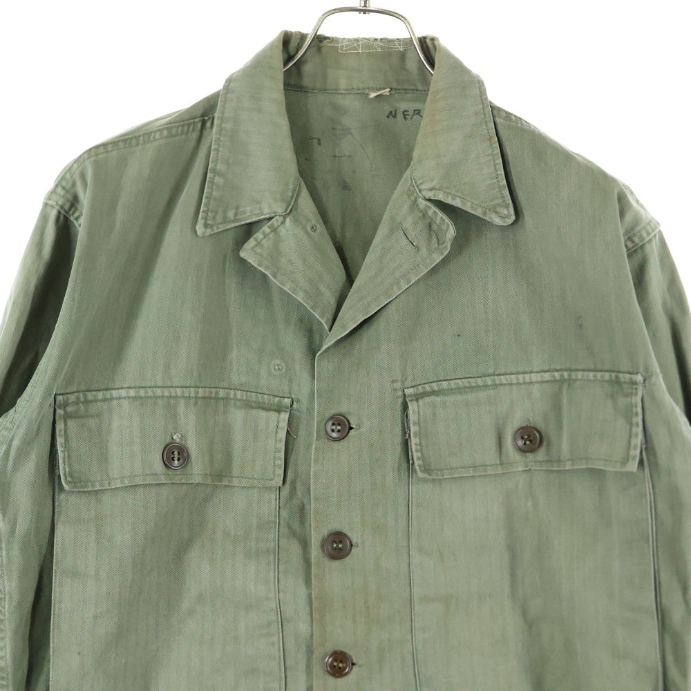 VINTAGE(ヴィンテージ) 40s U.S ARMY Mー43 HBT JACKET へリンボーン ミリタリージャケット カーキ
