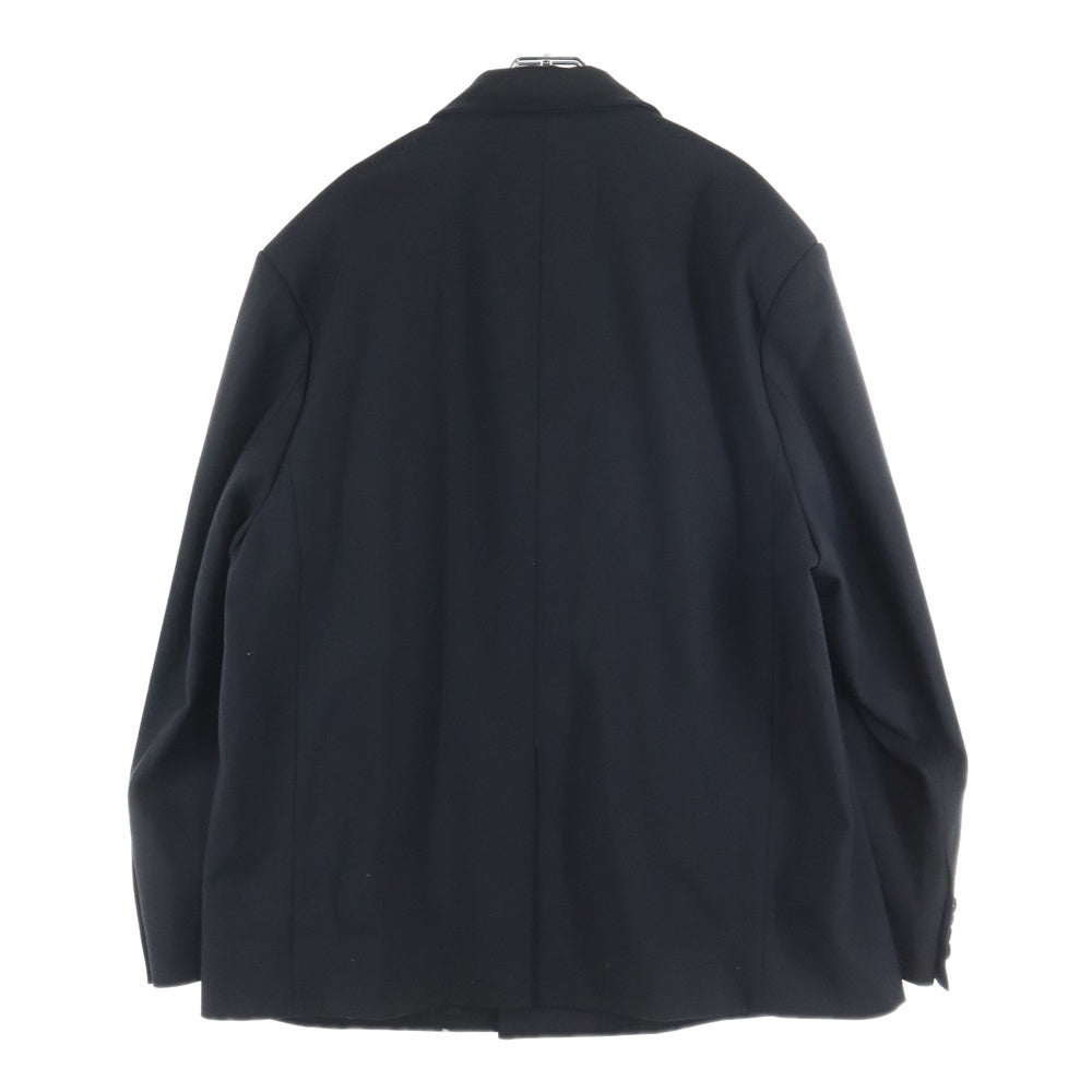 entire studios(エンタイア スタジオ) DOUBLE BREASTED BLAZER ES2438BL ダブルブレス ブレザー テーラードジャケット ブラック