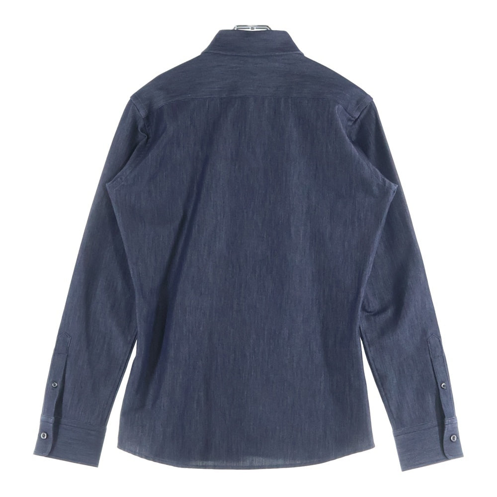 jun hashimoto(ジュンハシモト) SWITCH SHIRT L/S スウィッチシャツ 長袖シャツ 1061820016 ネイビー