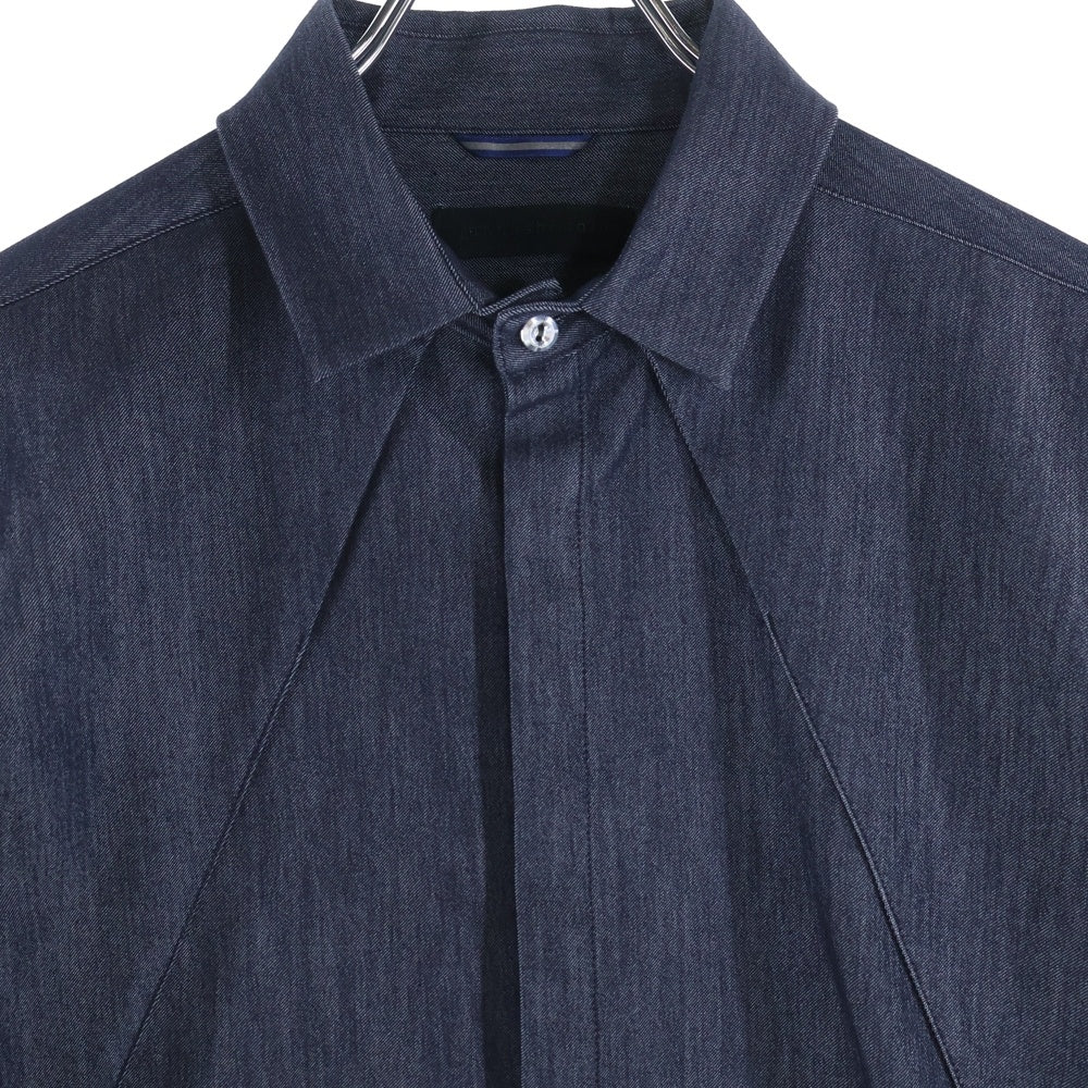 jun hashimoto(ジュンハシモト) SWITCH SHIRT L/S スウィッチシャツ 長袖シャツ 1061820016 ネイビー