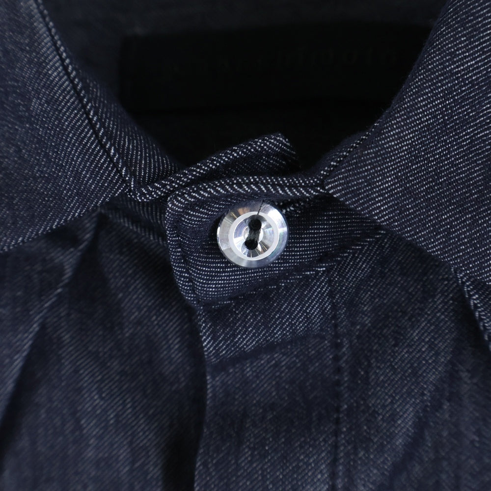 jun hashimoto(ジュンハシモト) SWITCH SHIRT L/S スウィッチシャツ 長袖シャツ 1061820016 ネイビー