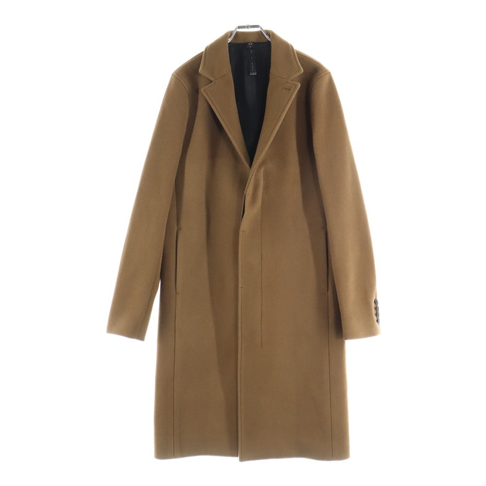 wjk(ダブルジェイケイ) FINE WOOL CHESTER COAT ウール チェスターコートブラウン