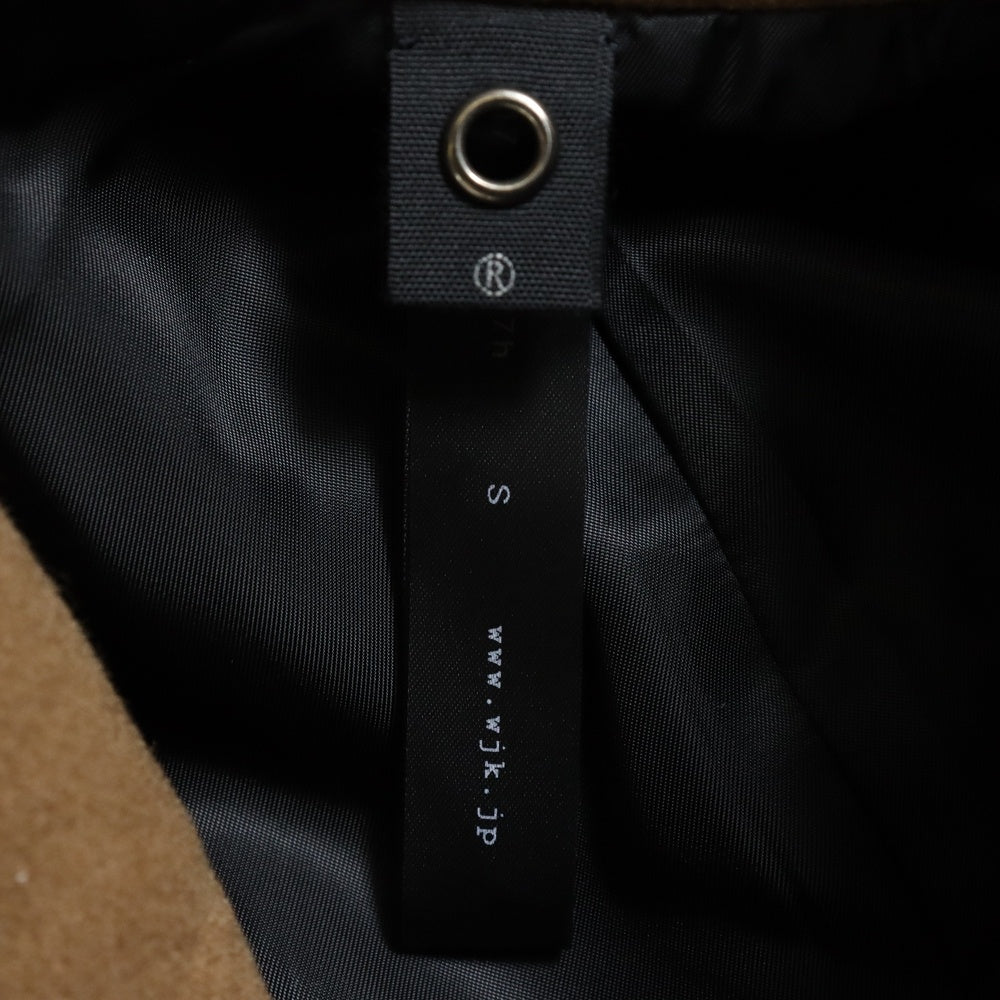 wjk(ダブルジェイケイ) FINE WOOL CHESTER COAT ウール チェスターコートブラウン