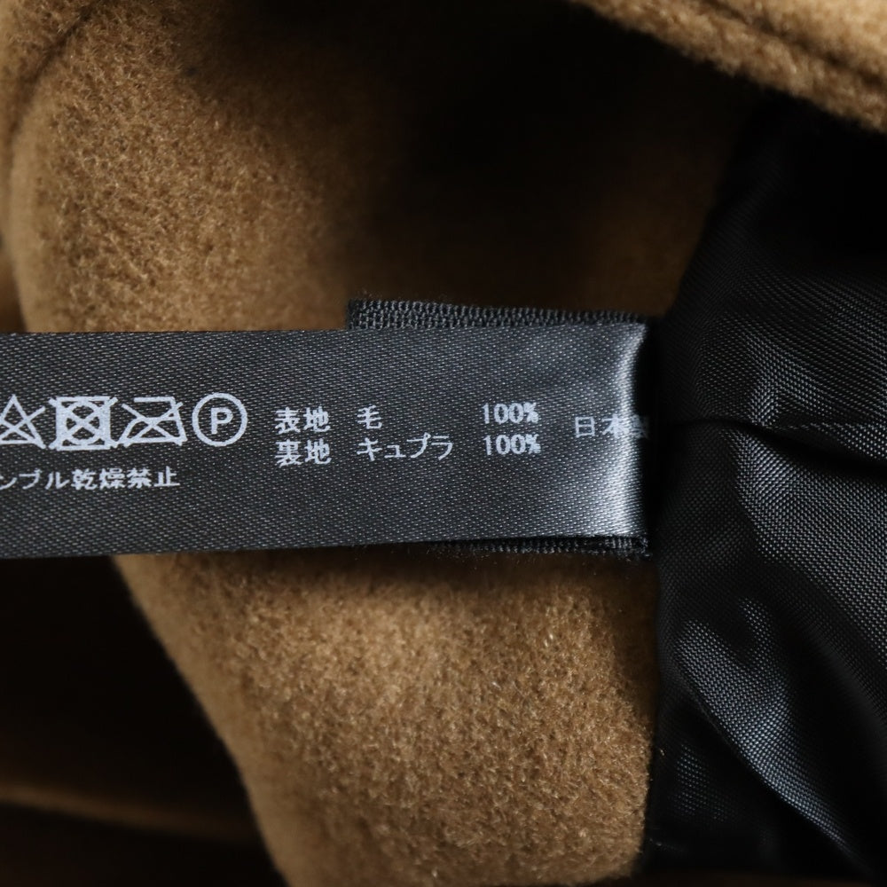 wjk(ダブルジェイケイ) FINE WOOL CHESTER COAT ウール チェスターコートブラウン