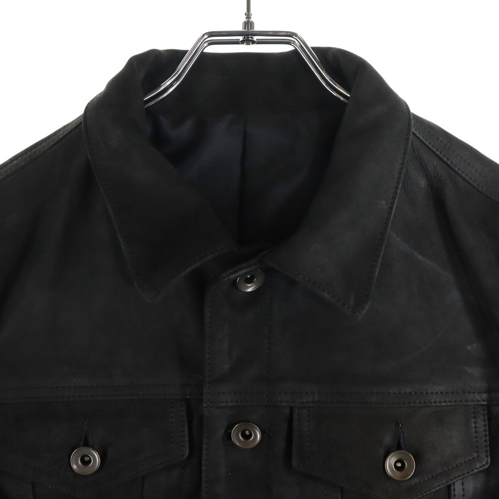 SHELLAC(シェラック) LEATHER JACKET 牛革 レザージャケット ブラック 1361900307-0