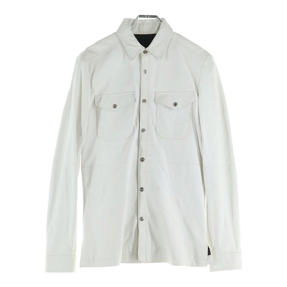 SHELLAC(シェラック) GOAT SKIN L/S SHIRT ホワイト 1352900101-0