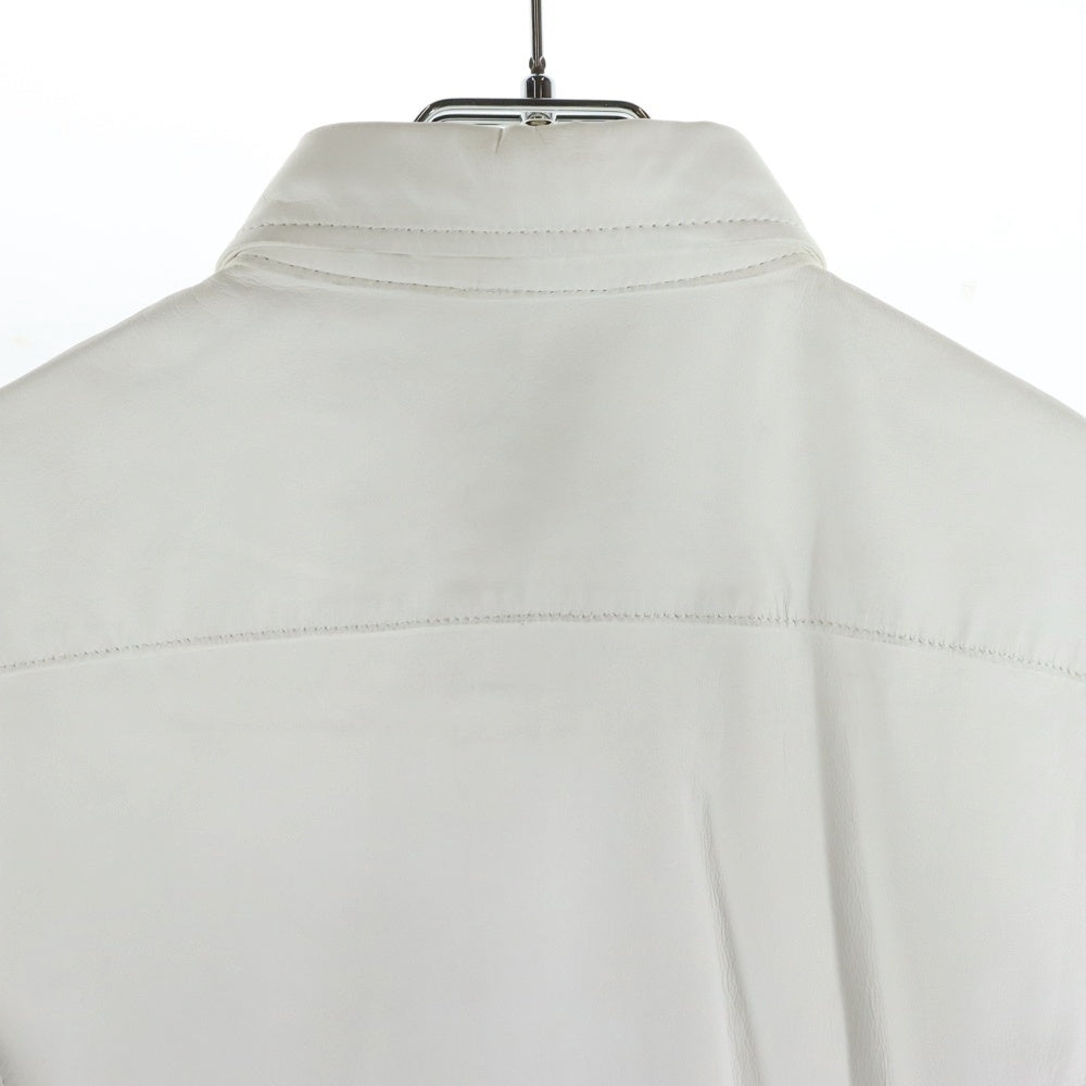 SHELLAC(シェラック) GOAT SKIN L/S SHIRT ホワイト 1352900101-0