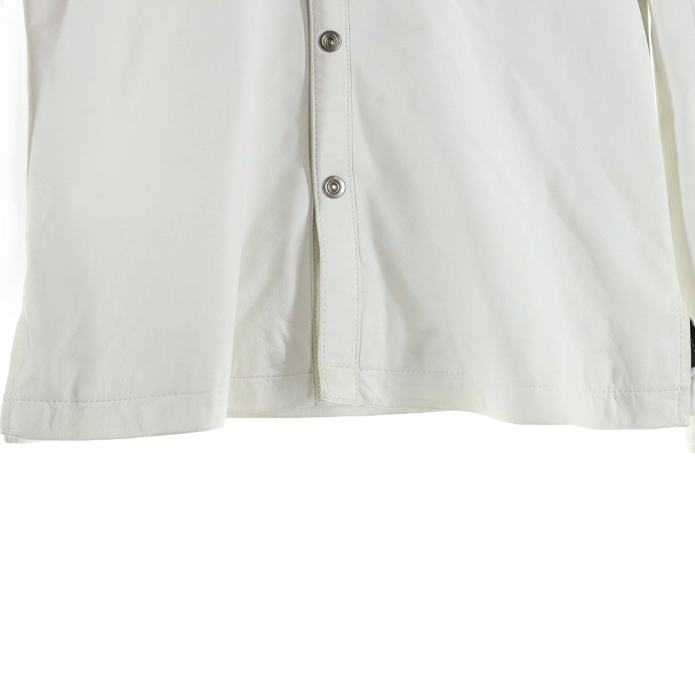 SHELLAC(シェラック) GOAT SKIN L/S SHIRT ホワイト 1352900101-0