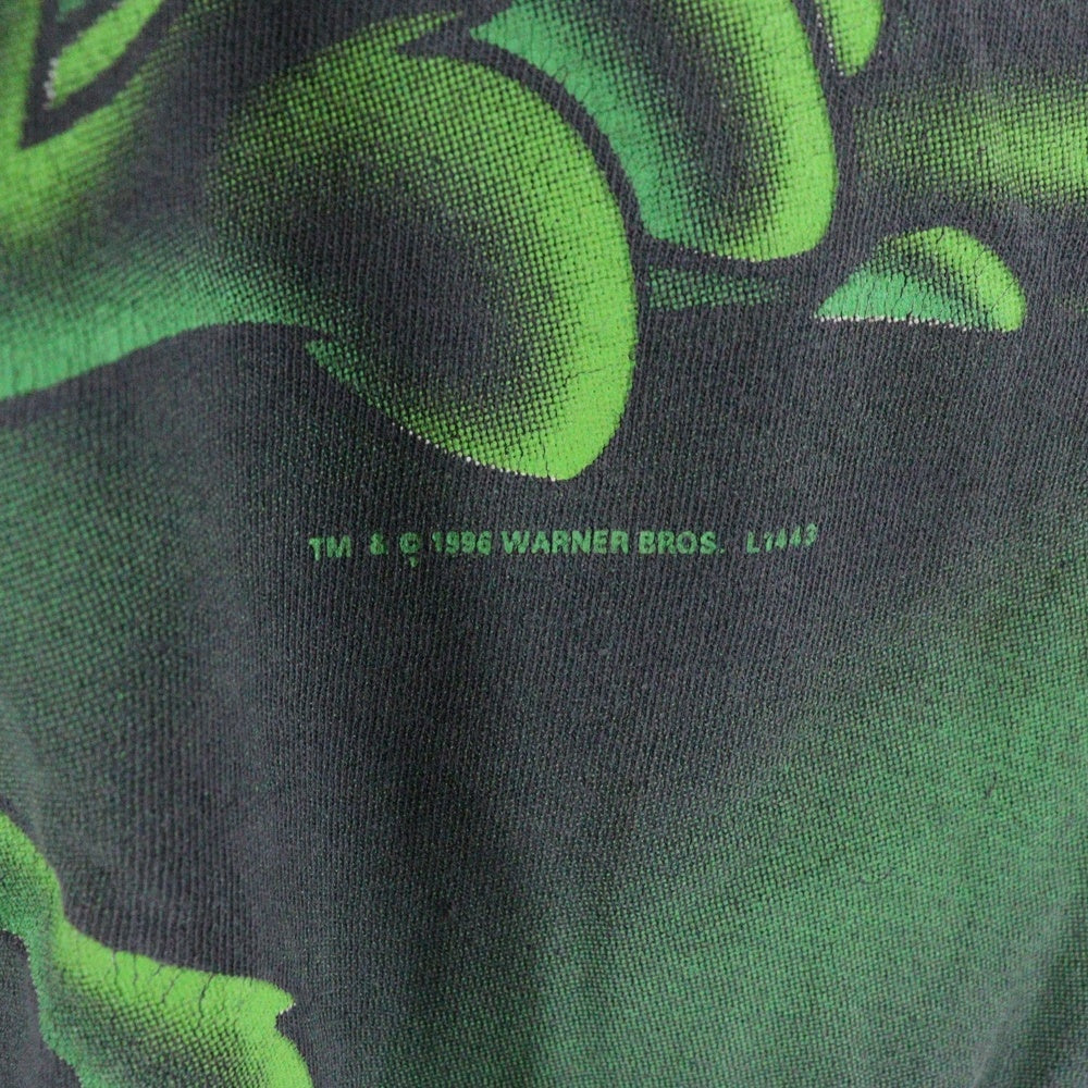 VINTAGE(ヴィンテージ) 90s LOONEY TUNES WILE COYOTE FULL PRINT 1996 ルーニー・テューンズ ワイリーコヨーテ フルプリント 半袖Tシャツ カットソー ブラック