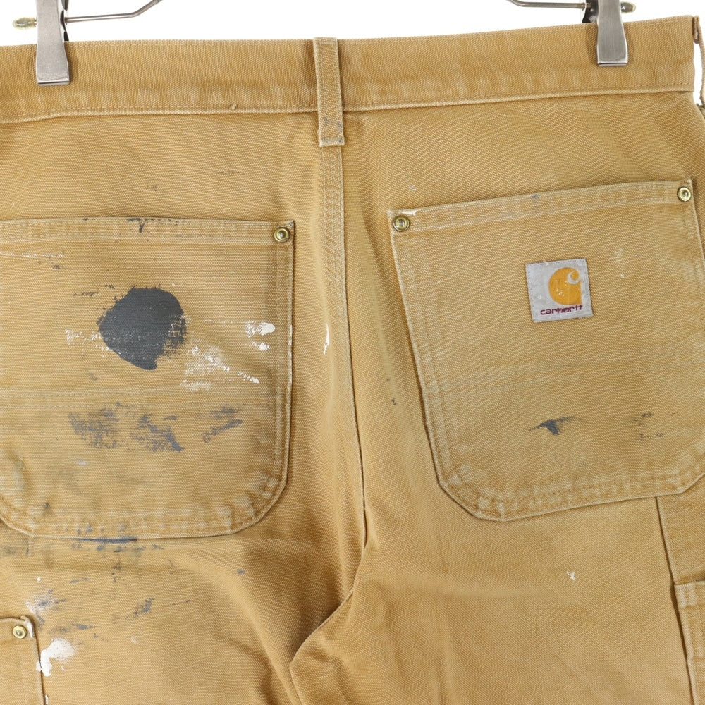 CARHARTT(カーハート) DOUBLE KNEE PANTS LOOSE ORIGINAL FIT ダブルニー ルーズ オリジナル フィット パンツ ペイント ブラウン B01-BRN