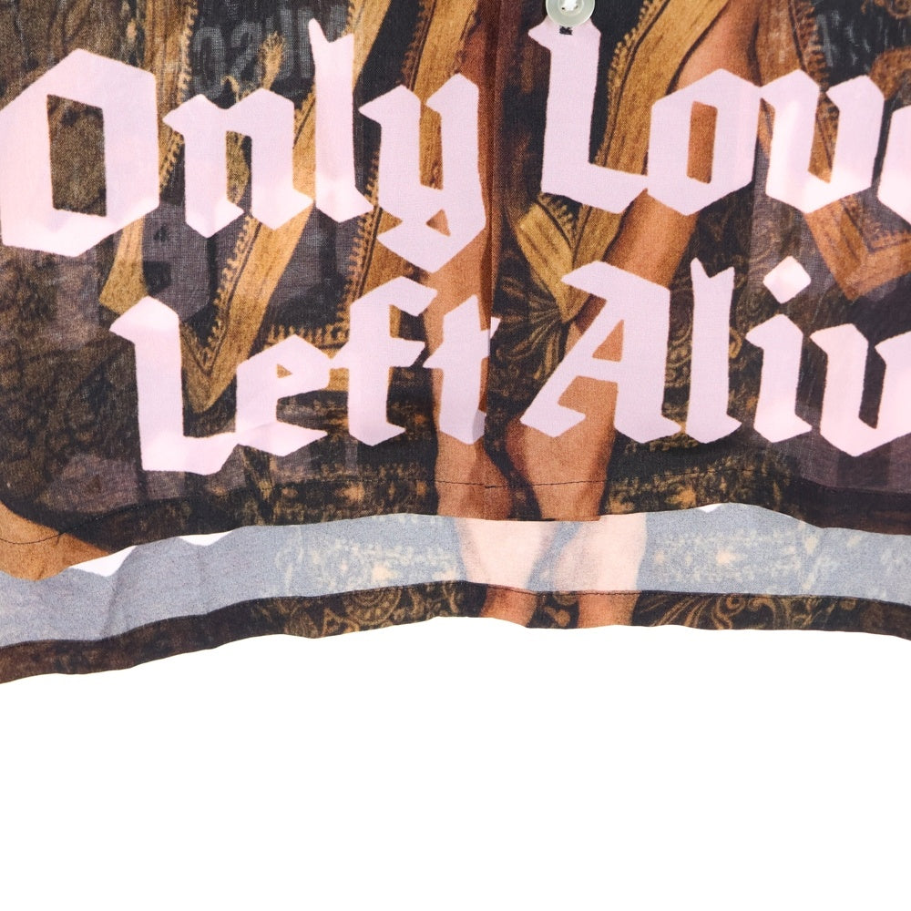 WACKO MARIA(ワコマリア) GUILTYPARTIES IM JARMUSCH HAWAIIAN SHIRT TYPE 2 ジム ジャームッシュ ハワイアン 半袖 シャツ オープンカラー 半袖シャツ ブラウン JIMJARMUSCH-WM-HI04
