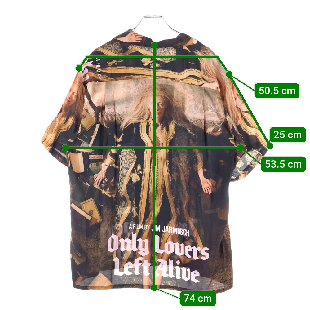 WACKO MARIA(ワコマリア) GUILTYPARTIES IM JARMUSCH HAWAIIAN SHIRT TYPE 2 ジム ジャームッシュ ハワイアン 半袖 シャツ オープンカラー 半袖シャツ ブラウン JIMJARMUSCH-WM-HI04