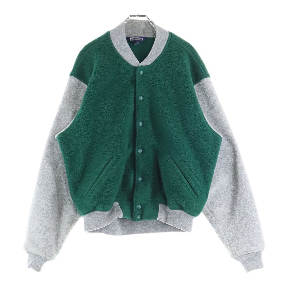 VINTAGE(ヴィンテージ) 90s LANDS AND FLEECE JACKET ランズエンド フリースジャケット グリーン/グレー