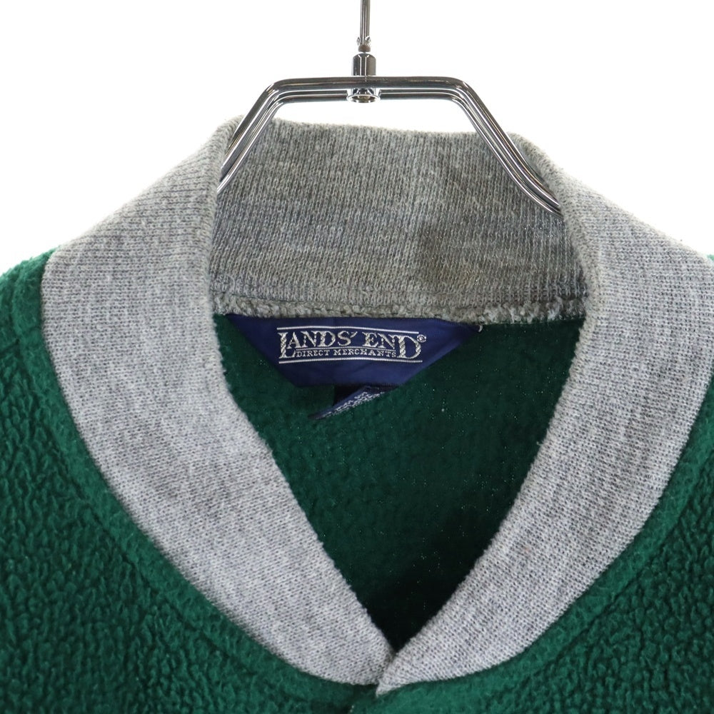 VINTAGE(ヴィンテージ) 90s LANDS AND FLEECE JACKET ランズエンド フリースジャケット グリーン/グレー