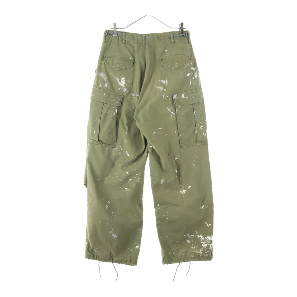 VINTAGE(ヴィンテージ) 70s US.ARMY M-65 FIELD MILITARY CARGO PANTS ミリタリーカーゴ パンツ ペイント カーキ 8415-782-2951