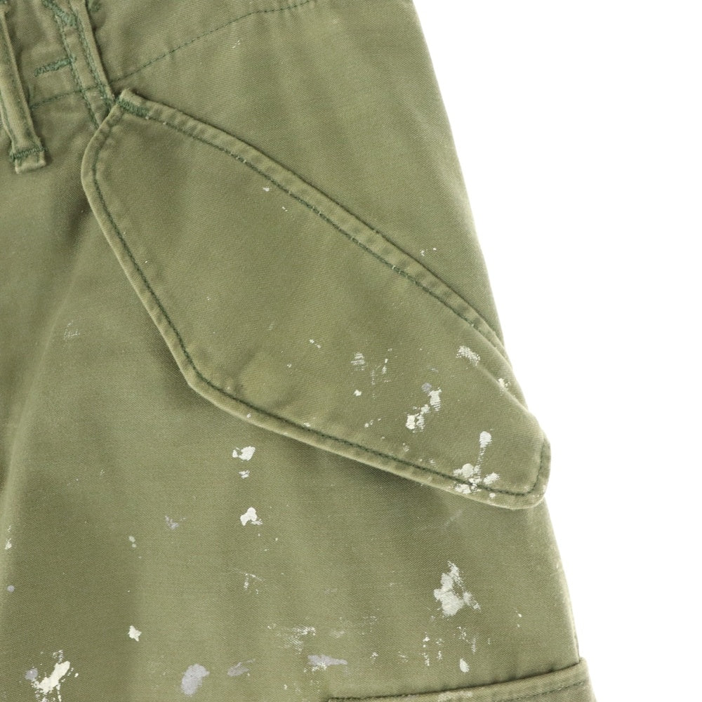 VINTAGE(ヴィンテージ) 70s US.ARMY M-65 FIELD MILITARY CARGO PANTS ミリタリーカーゴ パンツ ペイント カーキ 8415-782-2951