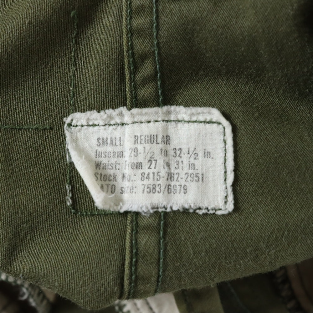 VINTAGE(ヴィンテージ) 70s US.ARMY M-65 FIELD MILITARY CARGO PANTS ミリタリーカーゴ パンツ ペイント カーキ 8415-782-2951