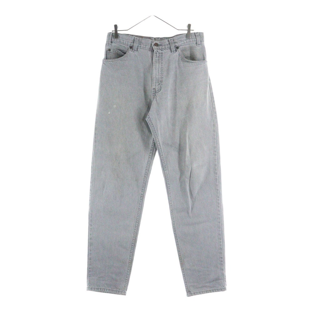 Levi's(リーバイス) 90s 550 ボタン裏刻印585 オレンジタブ テーパード デニム パンツ ブラック