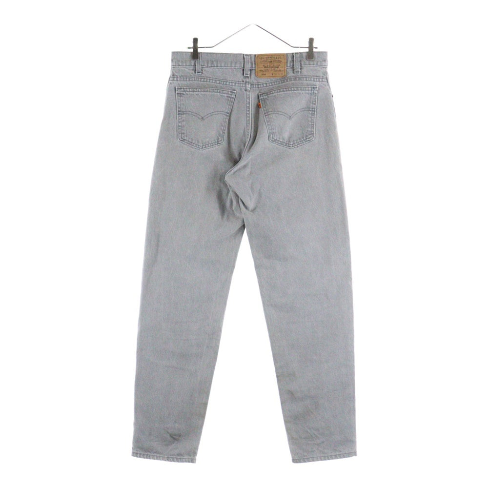 Levi's(リーバイス) 90s 550 ボタン裏刻印585 オレンジタブ テーパード デニム パンツ ブラック