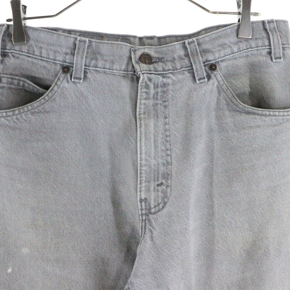 Levi's(リーバイス) 90s 550 ボタン裏刻印585 オレンジタブ テーパード デニム パンツ ブラック