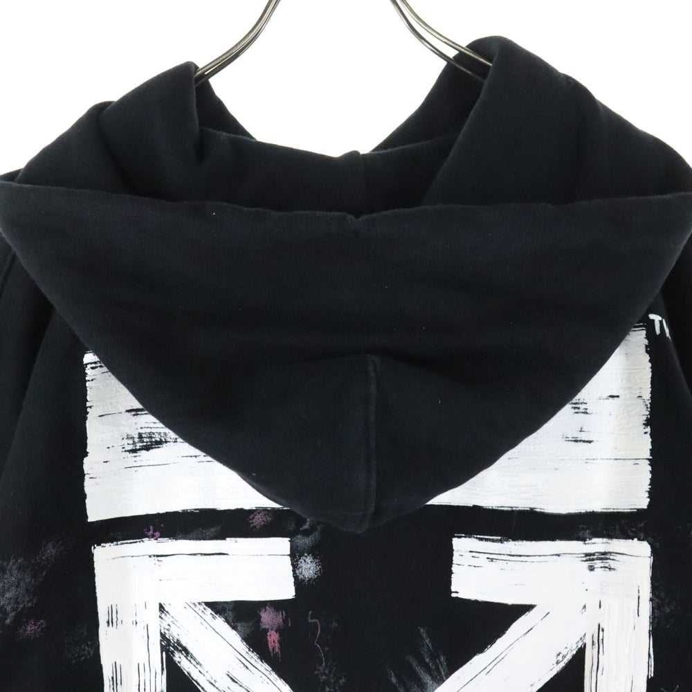 OFF-WHITE(オフホワイト) 17AW ギャラクシー ブラッシュドオーバーフーディー パーカー ブラック OMBB009F17619030