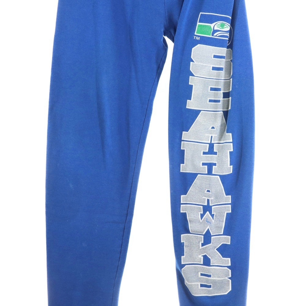 VINTAGE(ヴィンテージ) 90s SIGNAL MEGA-FLEECE SEAHAWKS シグナル メガフリース シーホークスロゴ スウェットパンツ ブルー