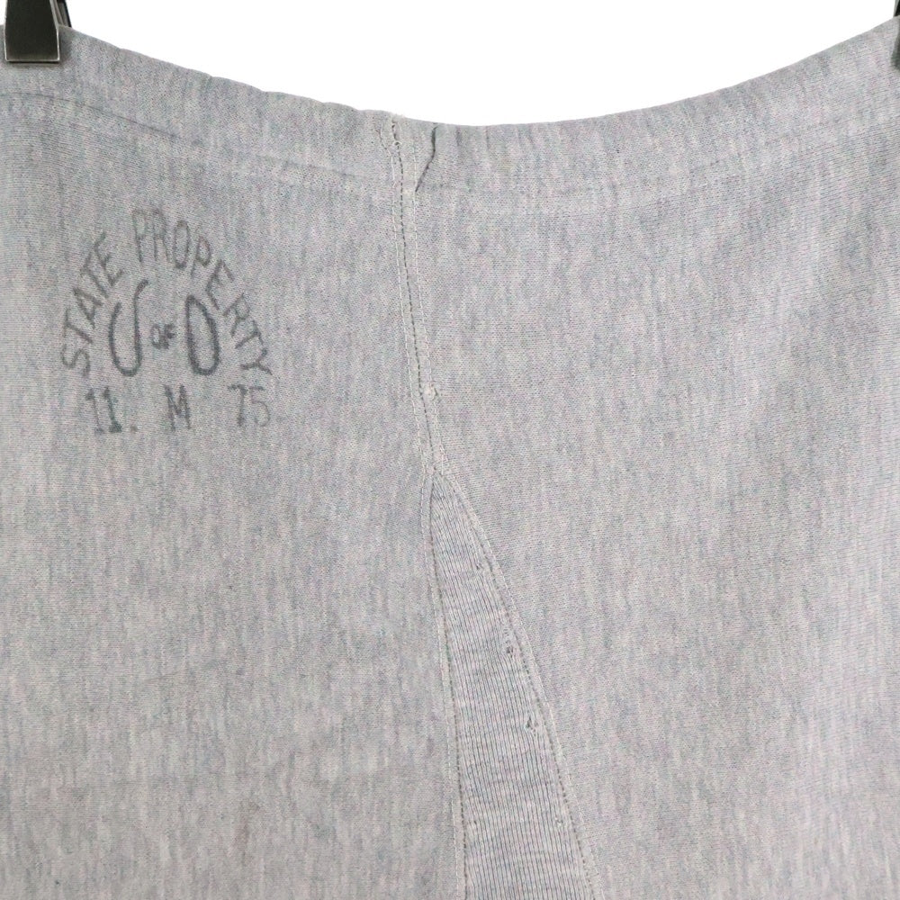CHAMPION(チャンピオン) 70s SWEAT PANTS 単色タグ前期 バックステンシル スウェット パンツ グレー