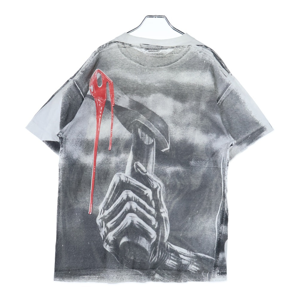 VINTAGE(ヴィンテージ) 90s IRON MAIDEN KILLERS EDDIE THE HEAD FULL PRINT 1999 アイアンメイデン 半袖Tシャツ カットソー ホワイト