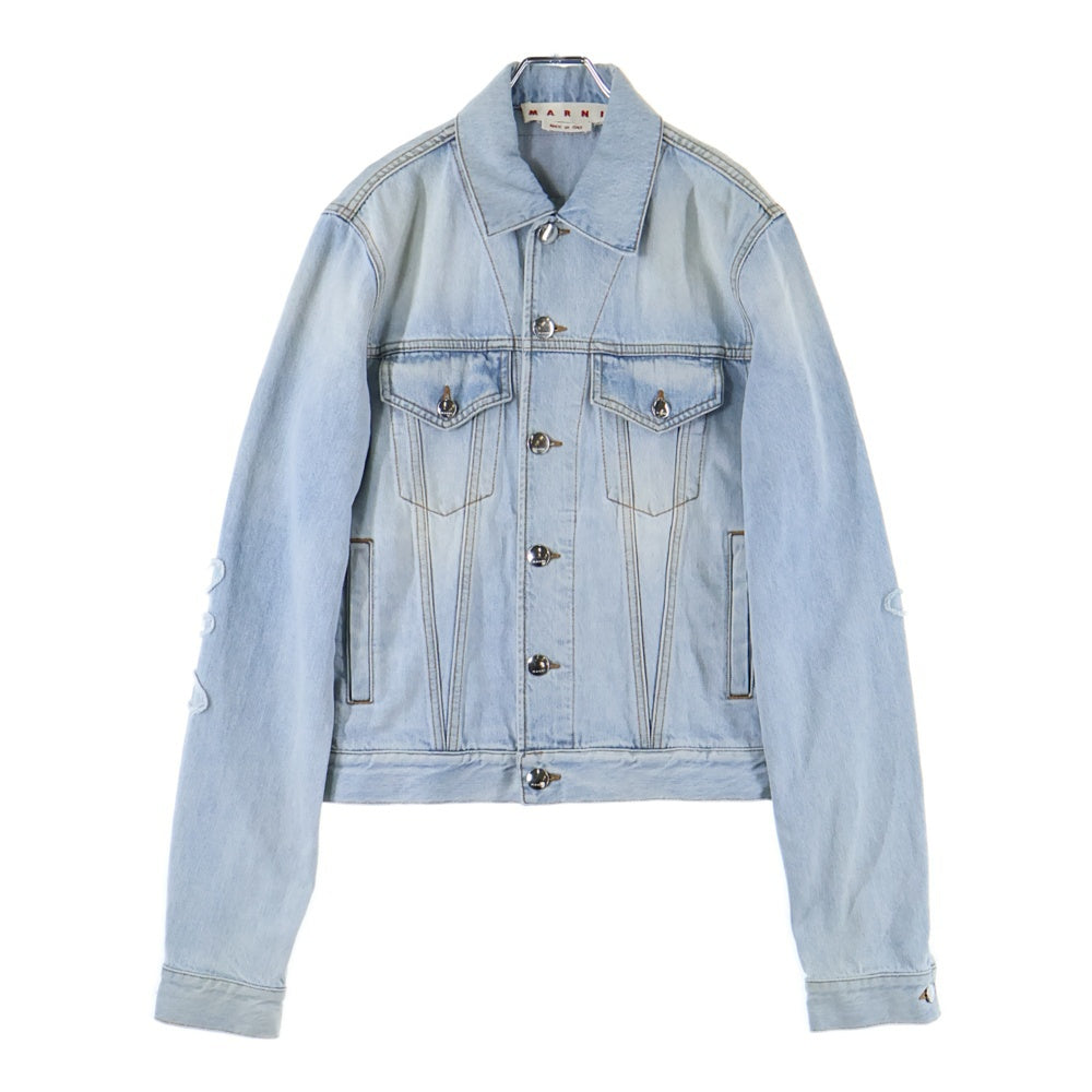MARNI(マルニ) 22SS FLOWER DENIM JACKET フラワー デニムジャケット インディゴ JUJU0020S7USCT01