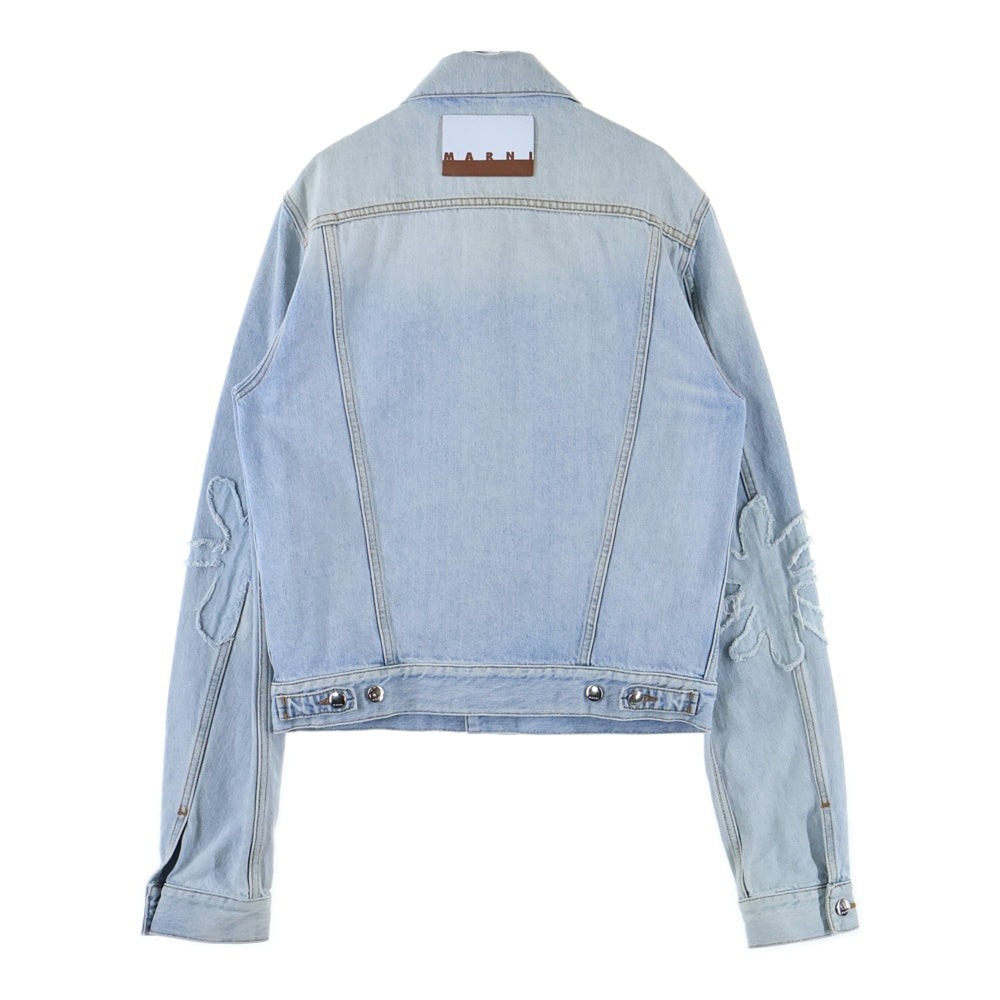 MARNI(マルニ) 22SS FLOWER DENIM JACKET フラワー デニムジャケット インディゴ JUJU0020S7USCT01